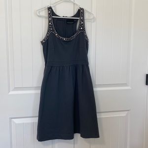 Cynthia Rowley size M charcoal grey dress with pockets